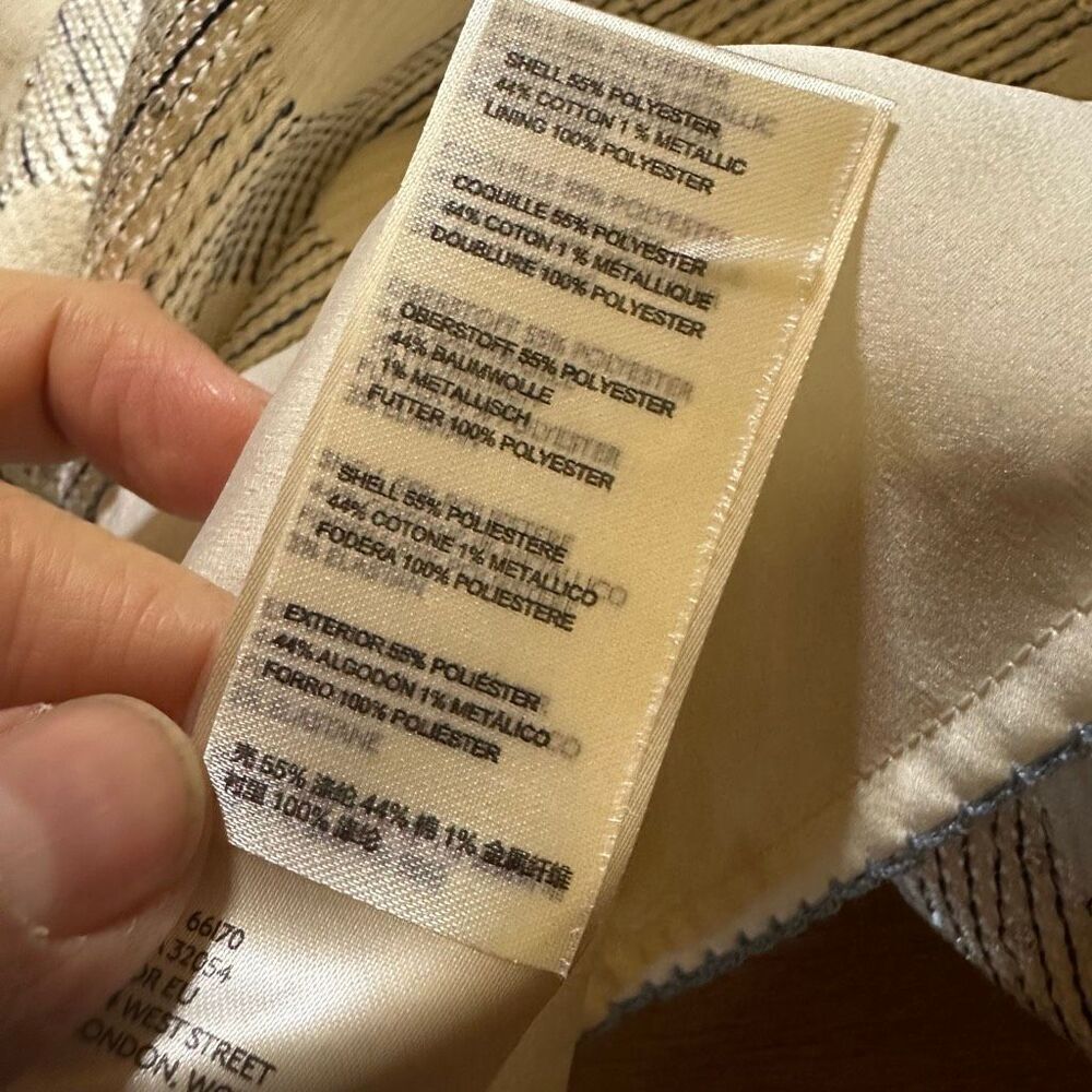 Maeve Anthropologie Anya dotted jacquard mini skirt 10 sequin - Picture 13 of 16